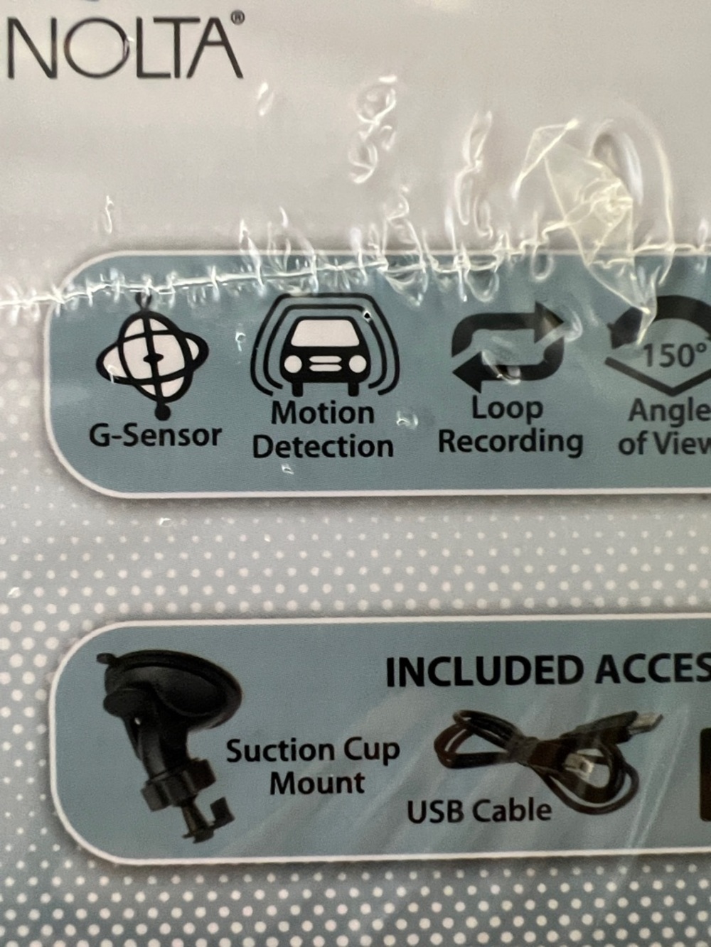 ⭐️NEW GOLD MNCD50 1080p Full HD Dash Cam 3.0" LCD Screen Wide Angle Lens Minolta - Picture 15 of 17